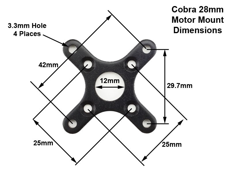 Cobra C-2820/12 Brushless Motor, Kv=970