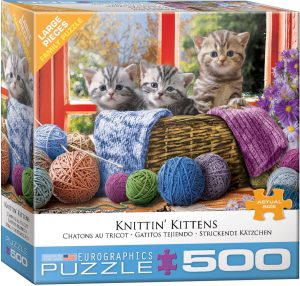 Eurographics Knittin Kittens Puzzle 500pcs