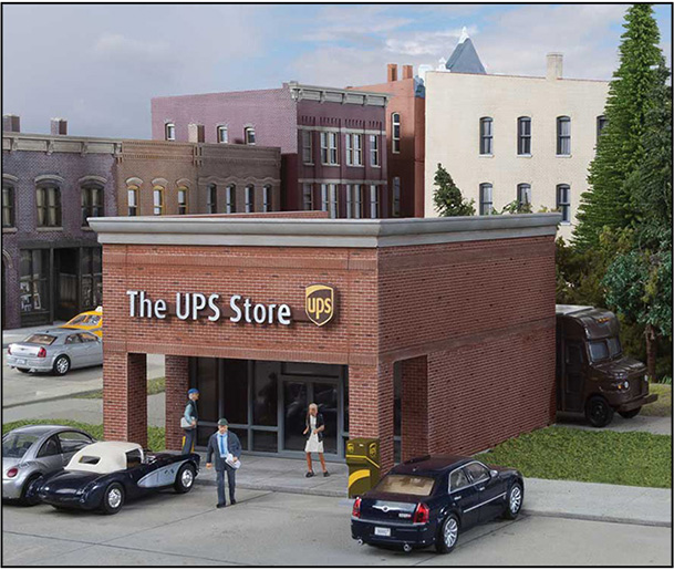 Walthers Cornerstone The UPS Store, HO