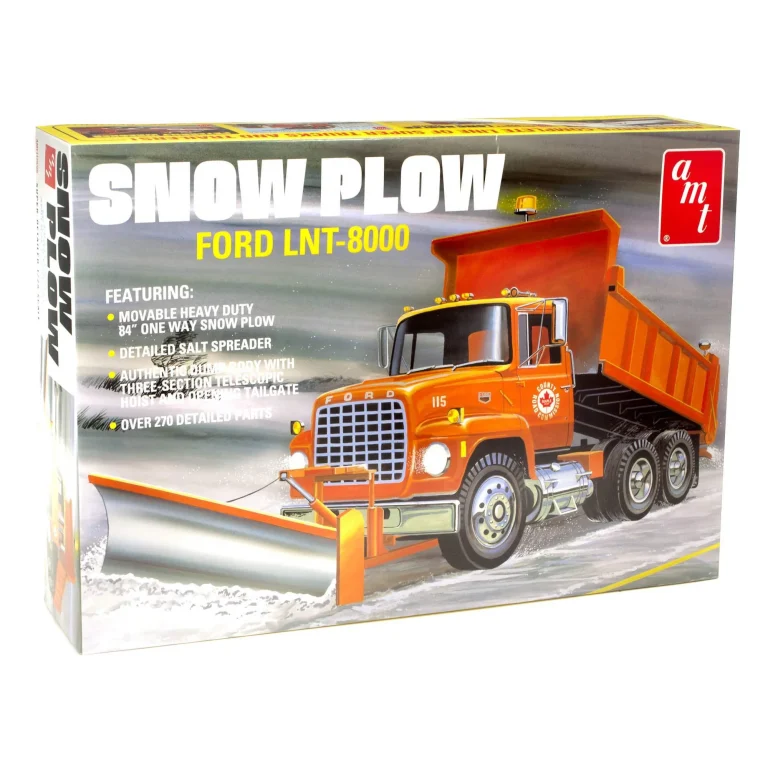 AMT 1/25 Ford LN8000 Snow Plow Model Kit