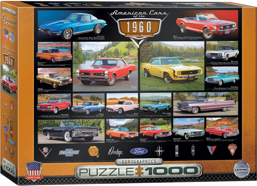 EuroGraphics American Cars of the 1960s Puzzle