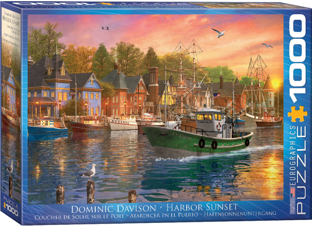 EuroGraphics Harbor Sunset Puzzle
