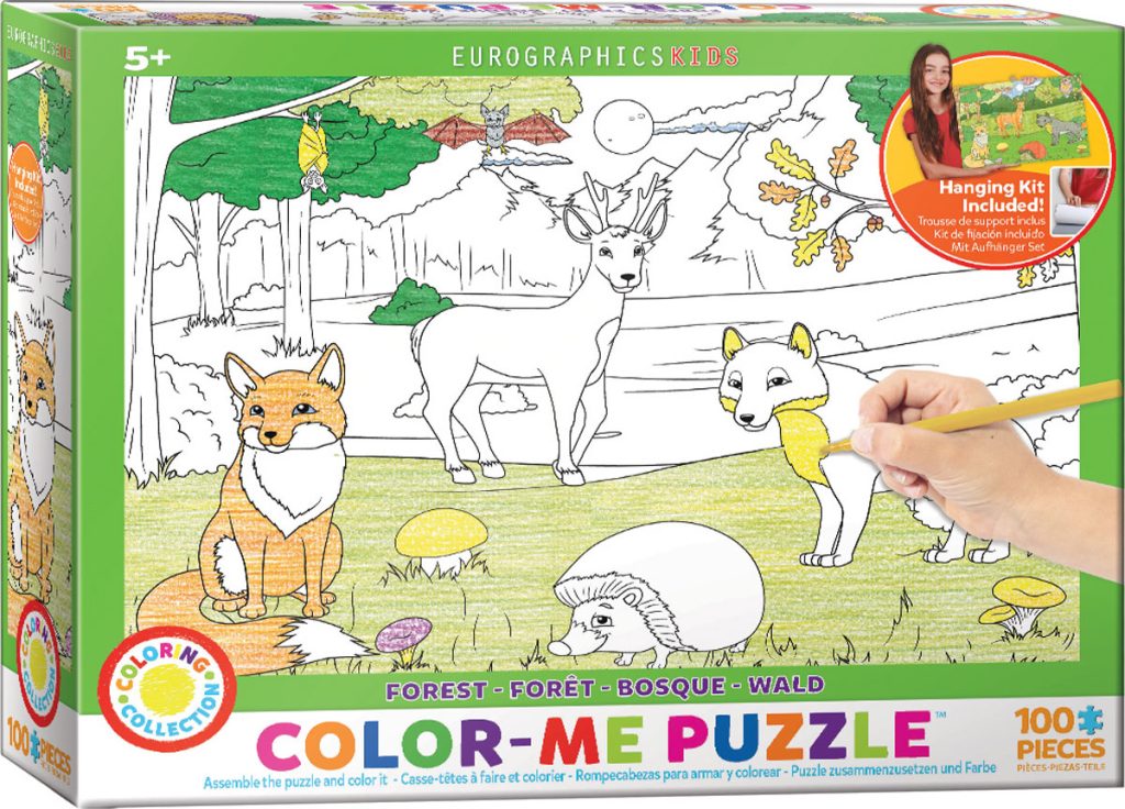 EuroGraphics Forest Color-Me Puzzle 100pcs