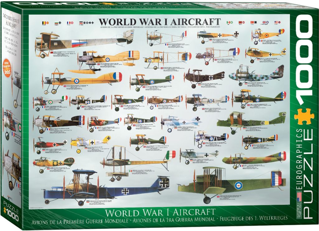 EuroGraphics World War I Aircraft Puzzle 1000pcs