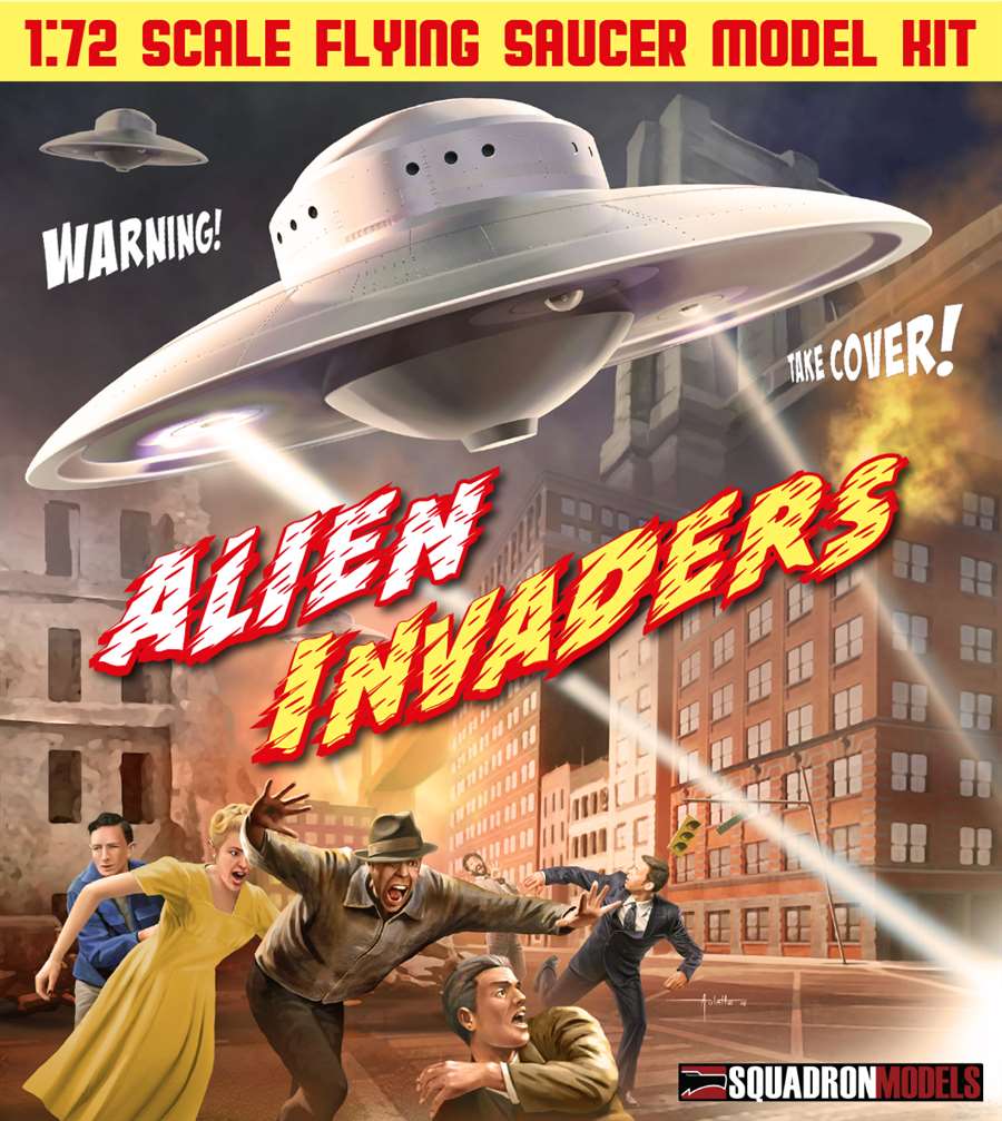 Squadron Models 1/72 Alien Invaders Flying Saucer