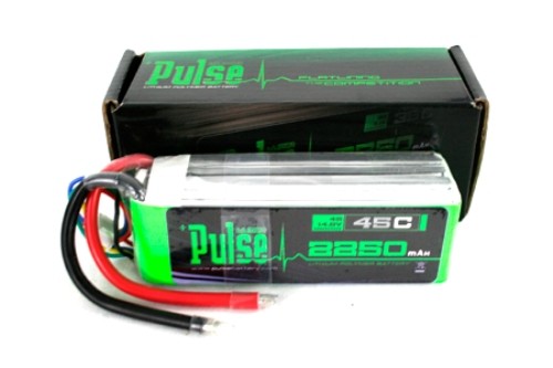 Pulse Batteries 2250mAh 3S 11.1V 45C LiPo